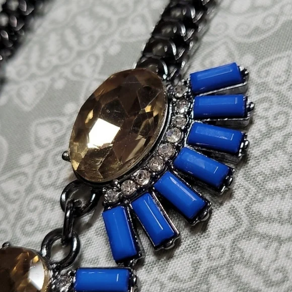 💜AVAIL💜Sterling Forever GunMetal CZ Necklace - Picture 3 of 8